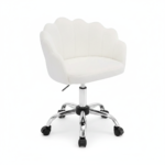 Chaise coiffeuse coquillage avec accoudoirs