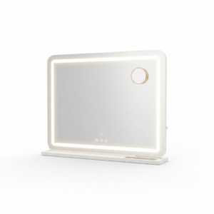 Miroir Hollywood 80x60 cm avec LED tactile et grossissant 10x