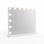 Miroir Hollywood 58×46 cm, 15 LED gradables, USB