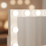 Miroir Hollywood Bluetooth 58 cm, 18 LED détail finition
