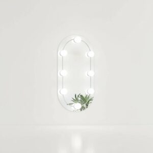 Miroir LED ovale, 60 x 30 cm