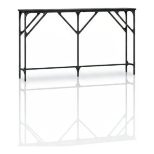 Console d'entrée chêne noir, 140 cm